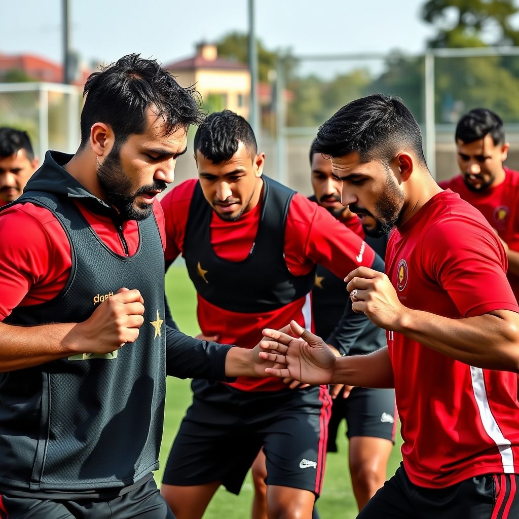 od体育培训-摩洛哥瓦赫达体能训练升级，备战河床半决赛