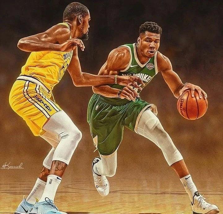 od体育娱乐-巨人对决!杜兰特战字母哥